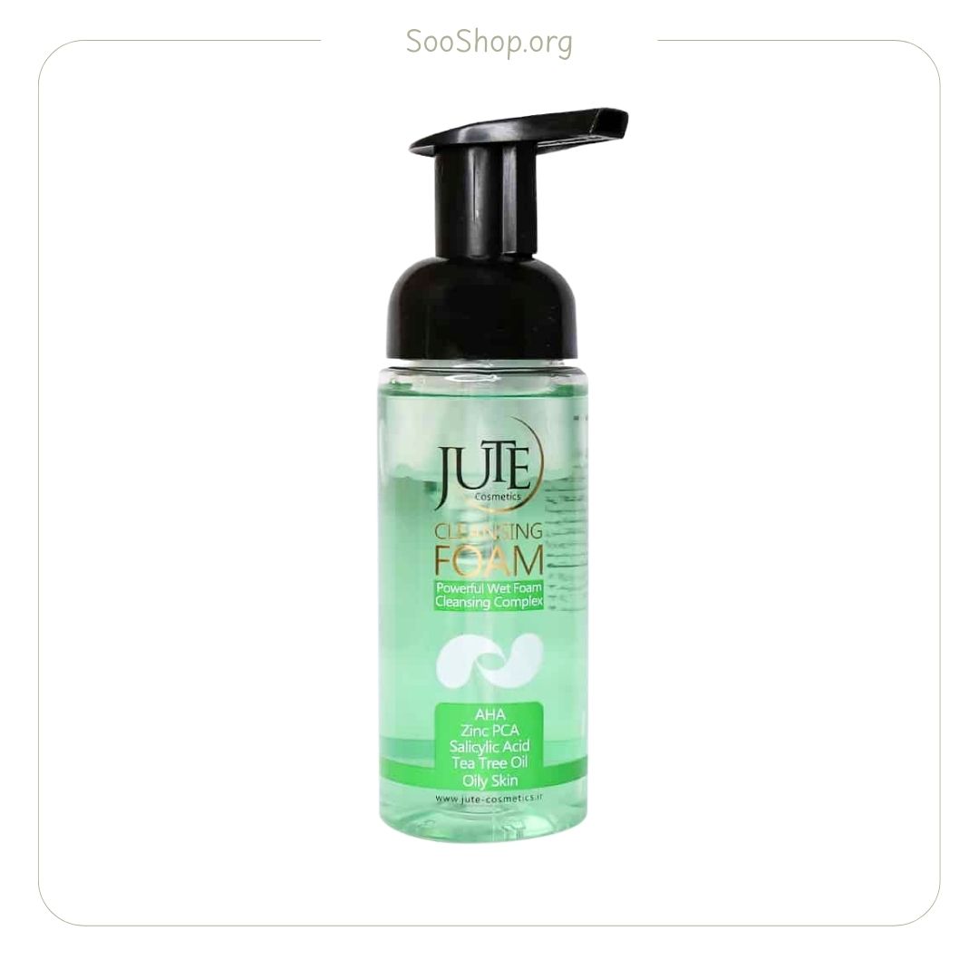 ژوت – فوم شستشوی صورت پوست چرب (150 گرمی) | Jute Oily Skin Face Foam (150g)