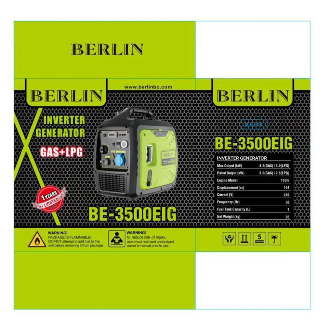 موتور برق سوپر سایلنت جنرال برلین مدل 6500 (21 آمپر)