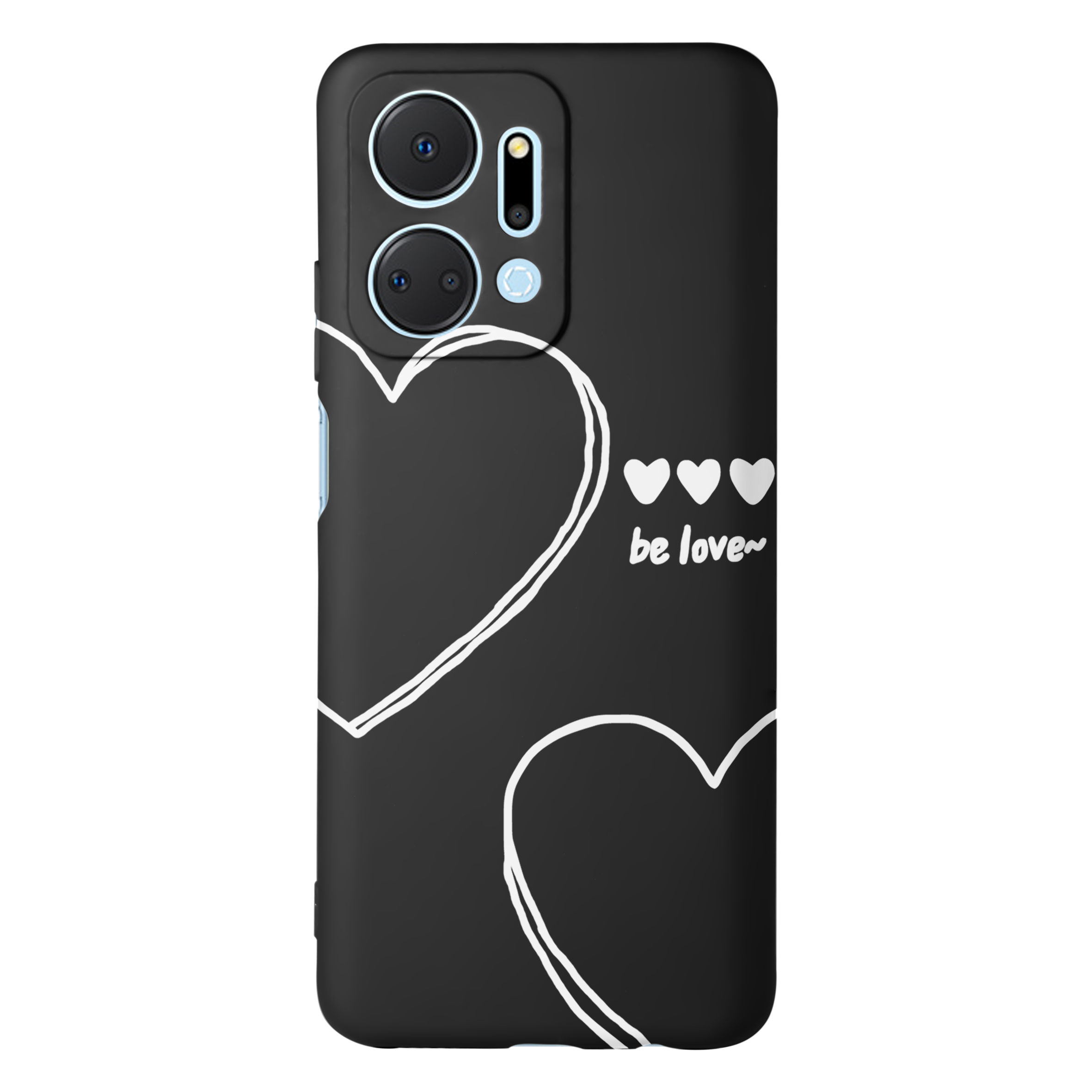 قاب گوشی هواوی آنر honor X7A طرح قلب مشکی