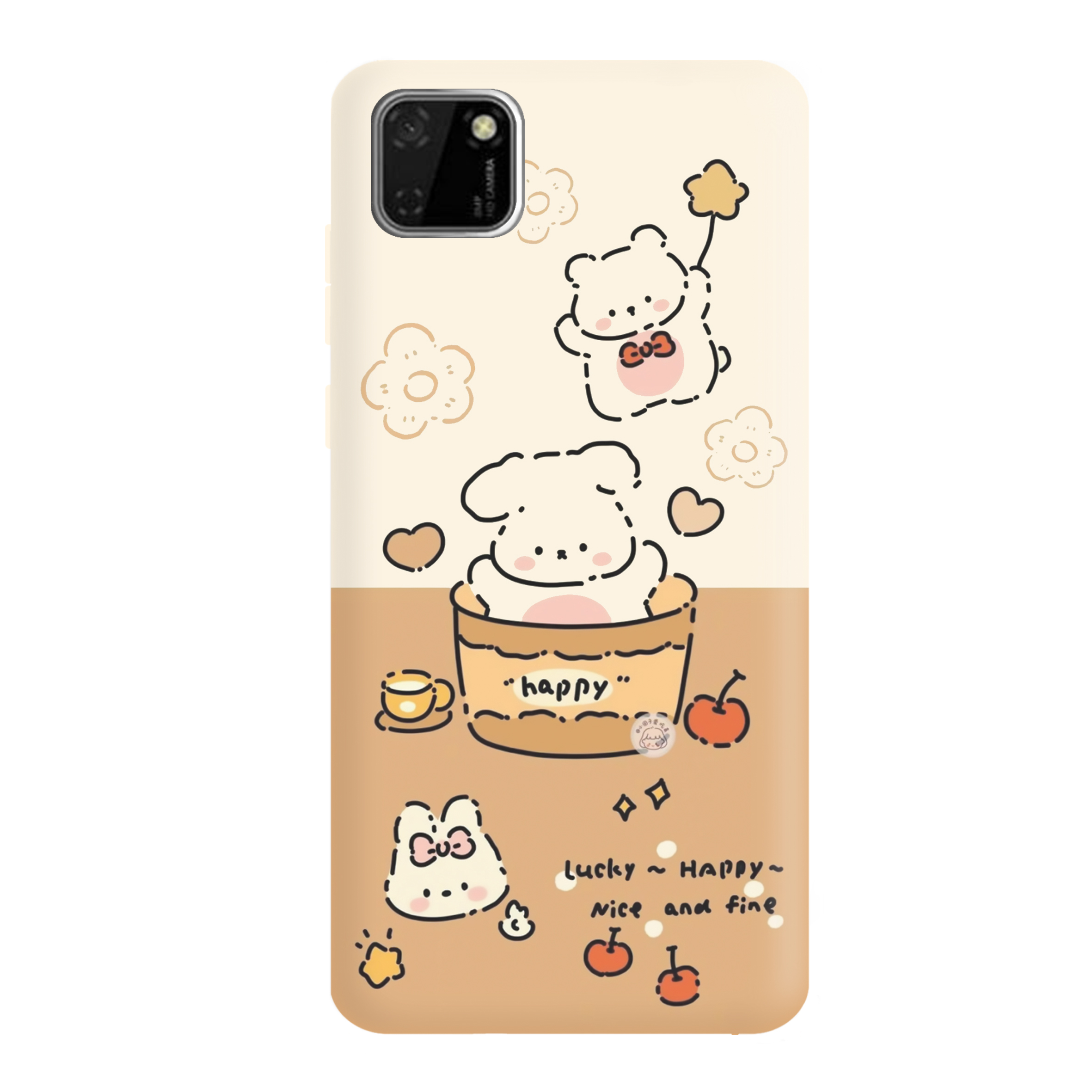 قاب گوشی هواوی Y5P طرح خرس دخترانه