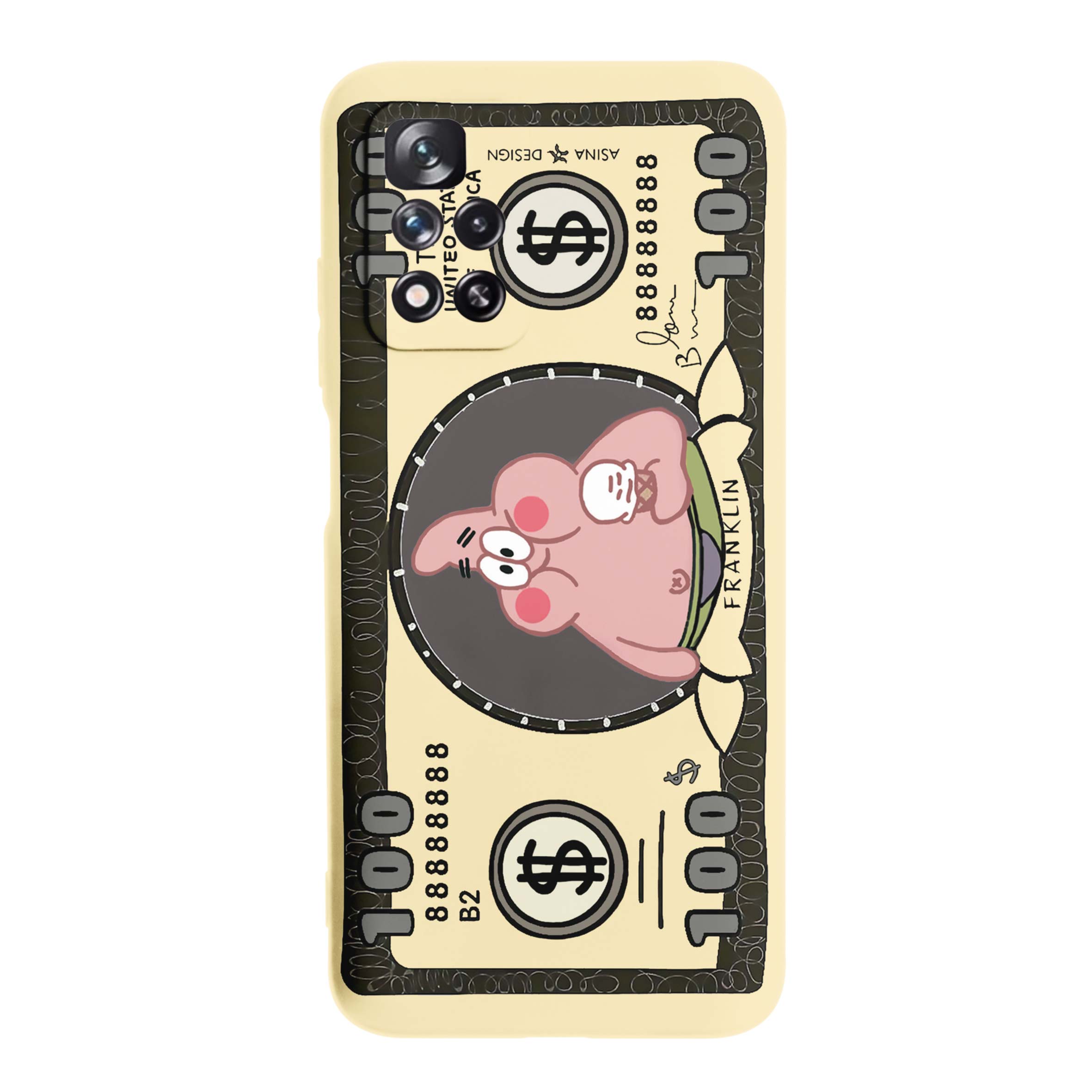 قاب گوشی شیائومی REDMI NOTE 11T 5G طرح دلار پاتریک