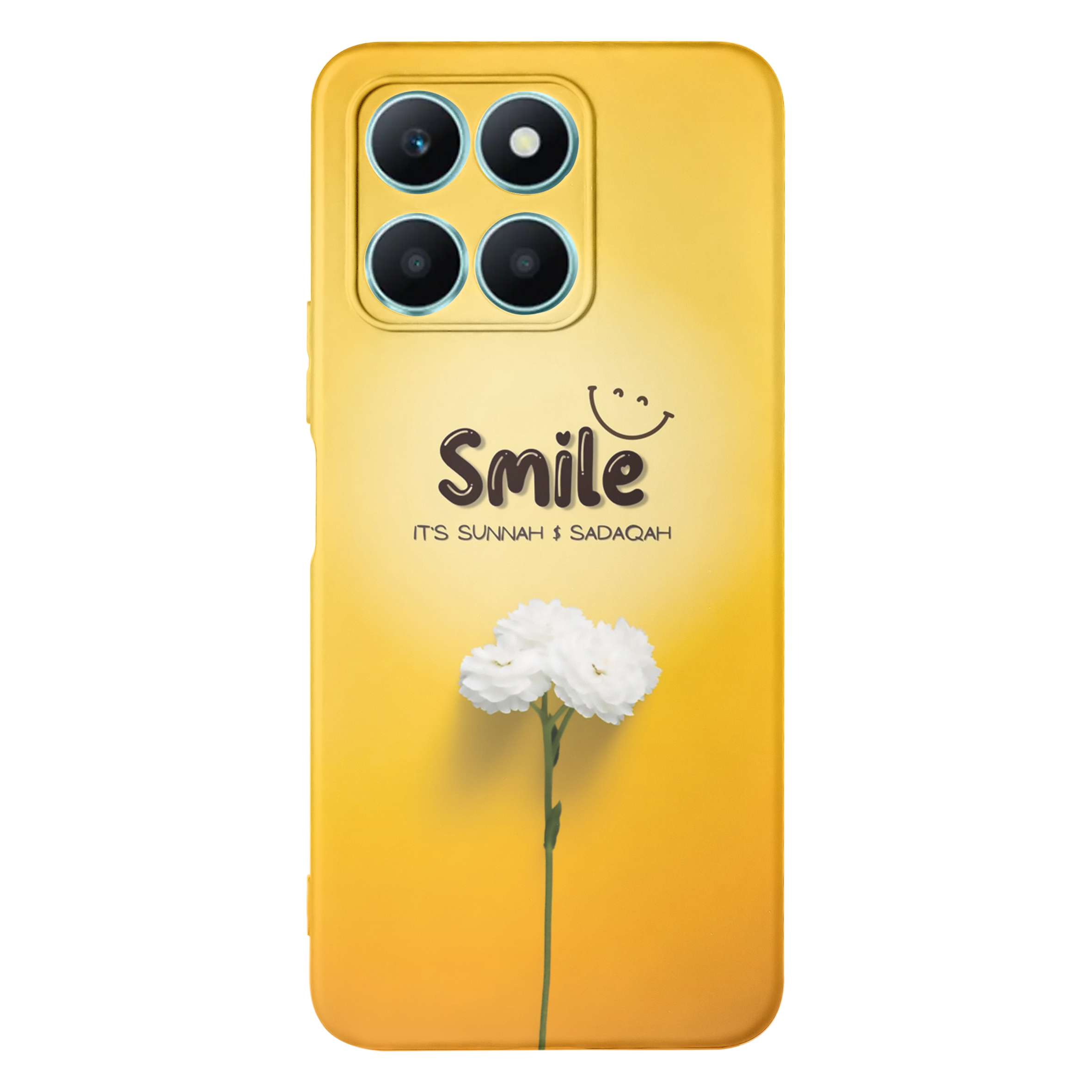 قاب گوشی هواوی آنر honor X6A طرح گل سفید