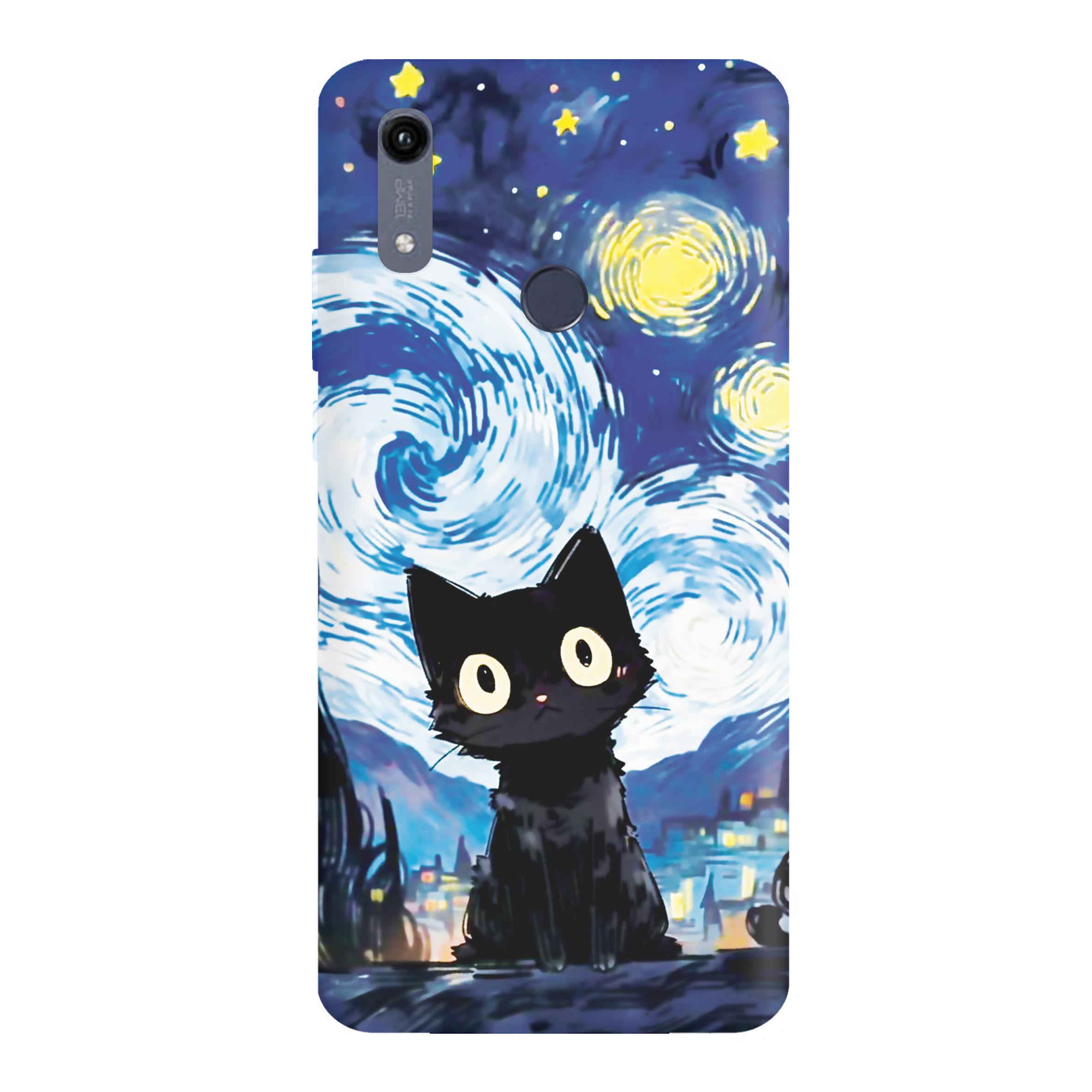 قاب گوشی هواوی Y6S طرح گربه شب پرستاره