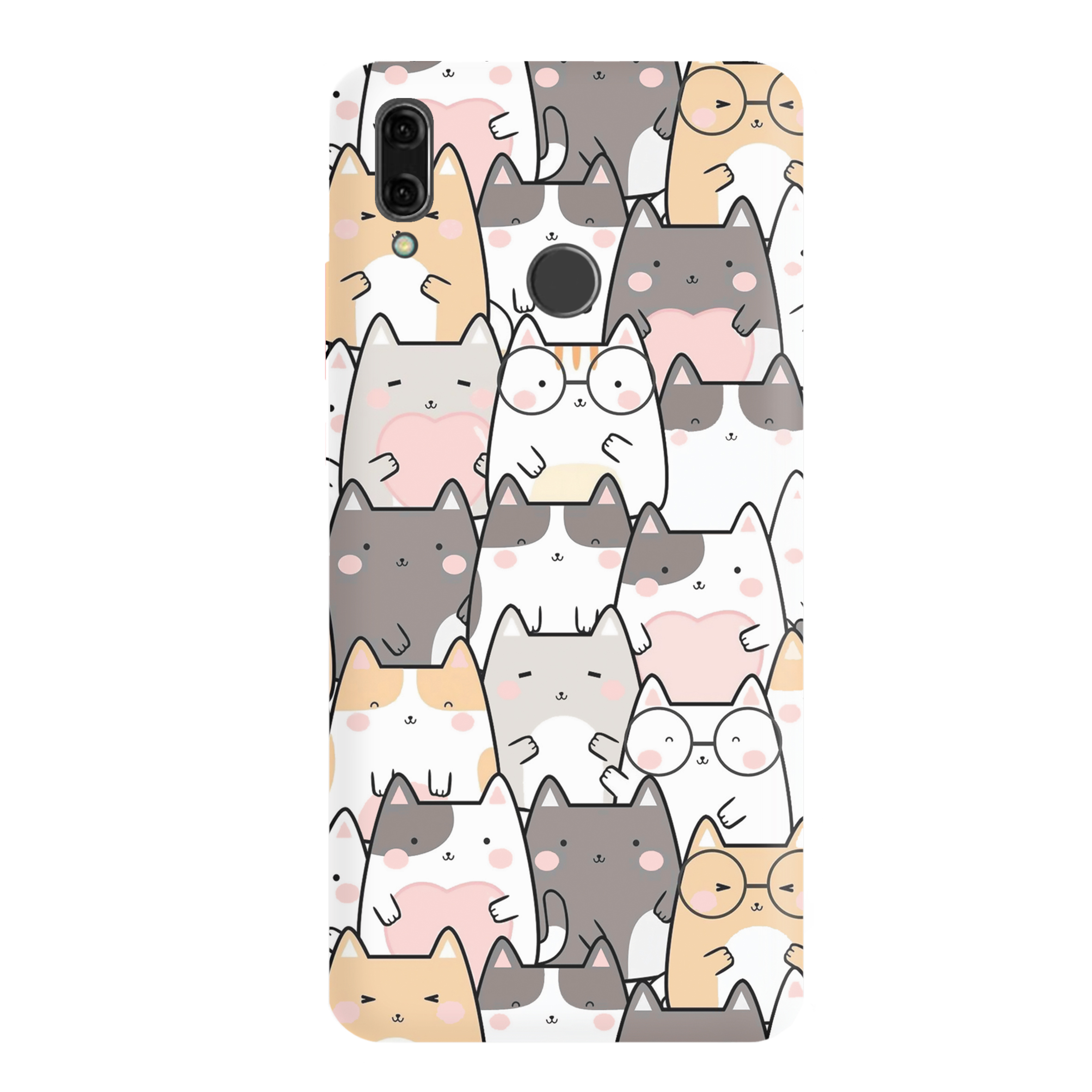 قاب گوشی هواوی Y9 2019 طرح گربه فانتزی دخترانه