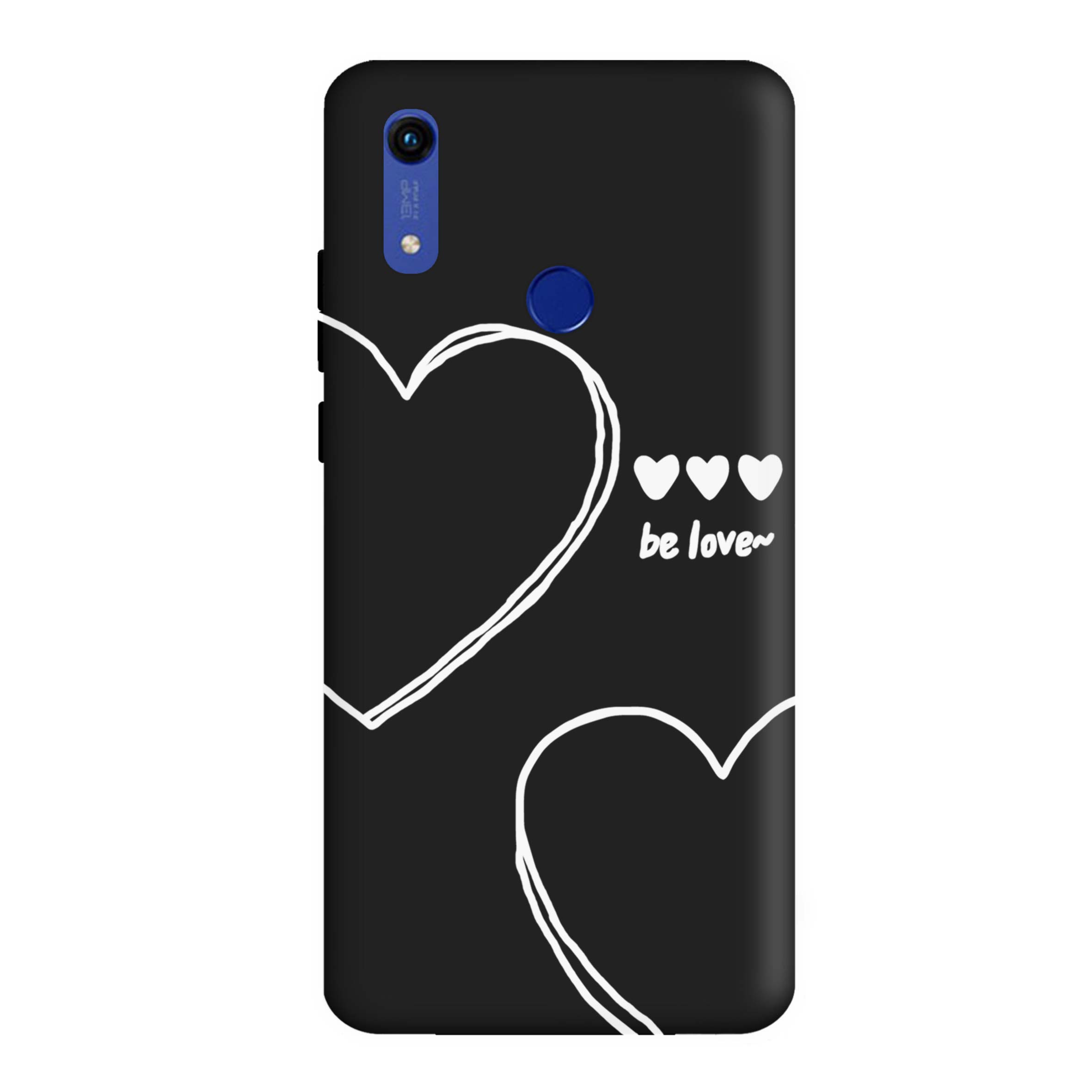 قاب گوشی هواوی آنر honor 8A طرح قلب مشکی