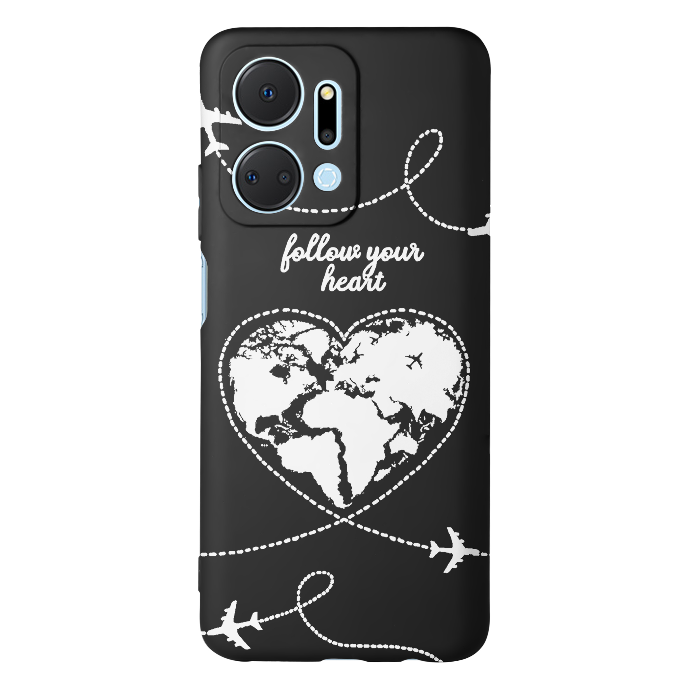 قاب گوشی هواوی آنر honor X7A طرح نقشه قلبی