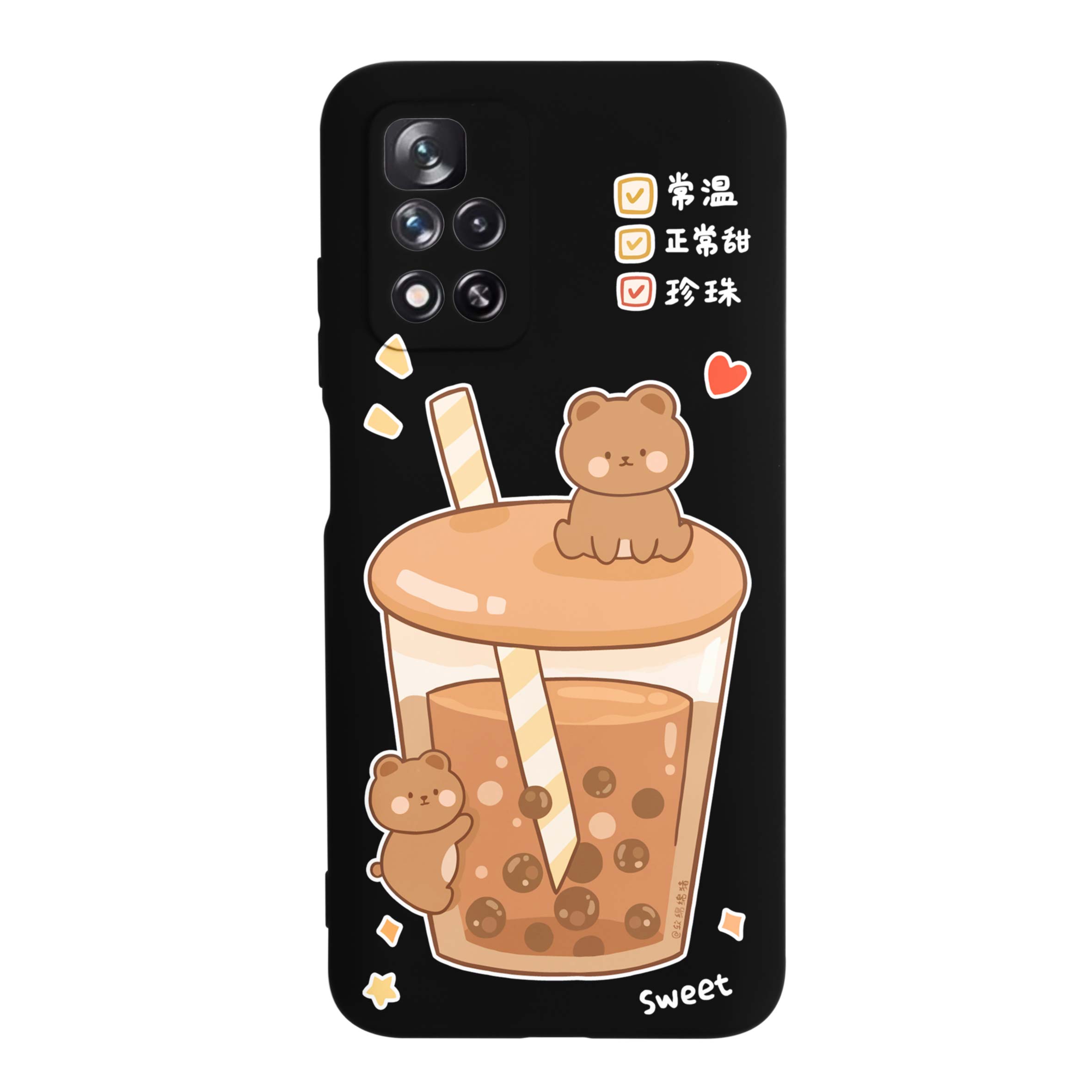 قاب گوشی شیائومی REDMI NOTE 11T 5G طرح خرسی اسموتی