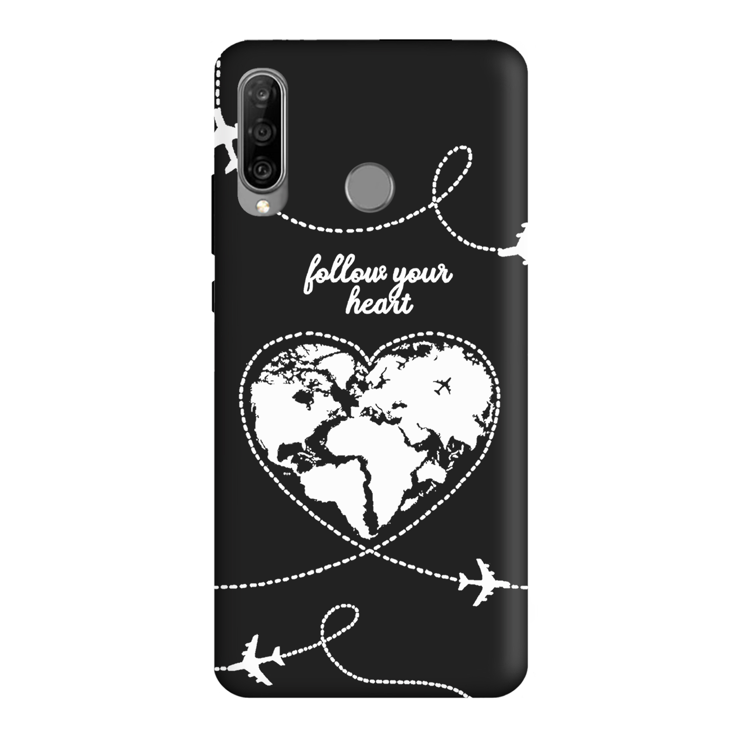 قاب گوشی هواوی P30 LITE طرح نقشه قلبی