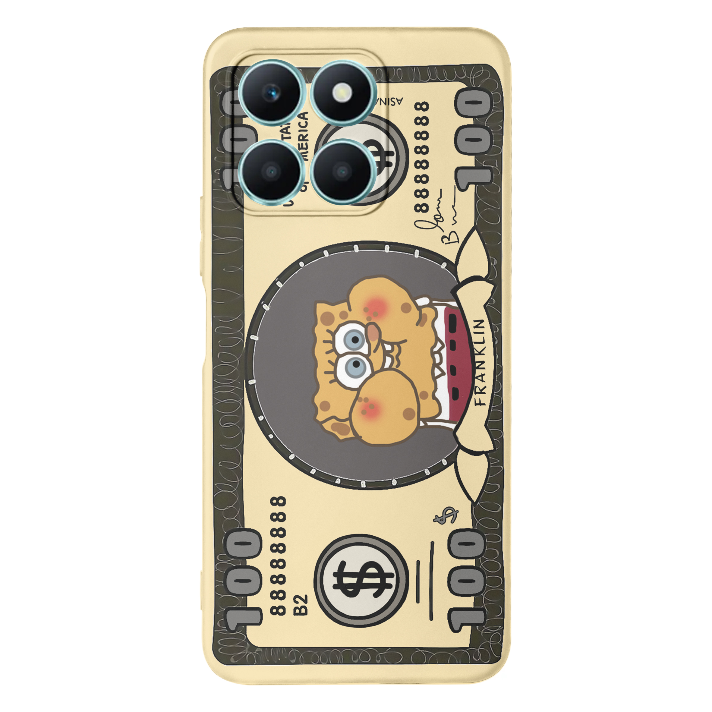 قاب گوشی هواوی آنر honor X6A طرح دلار باب اسفنجی