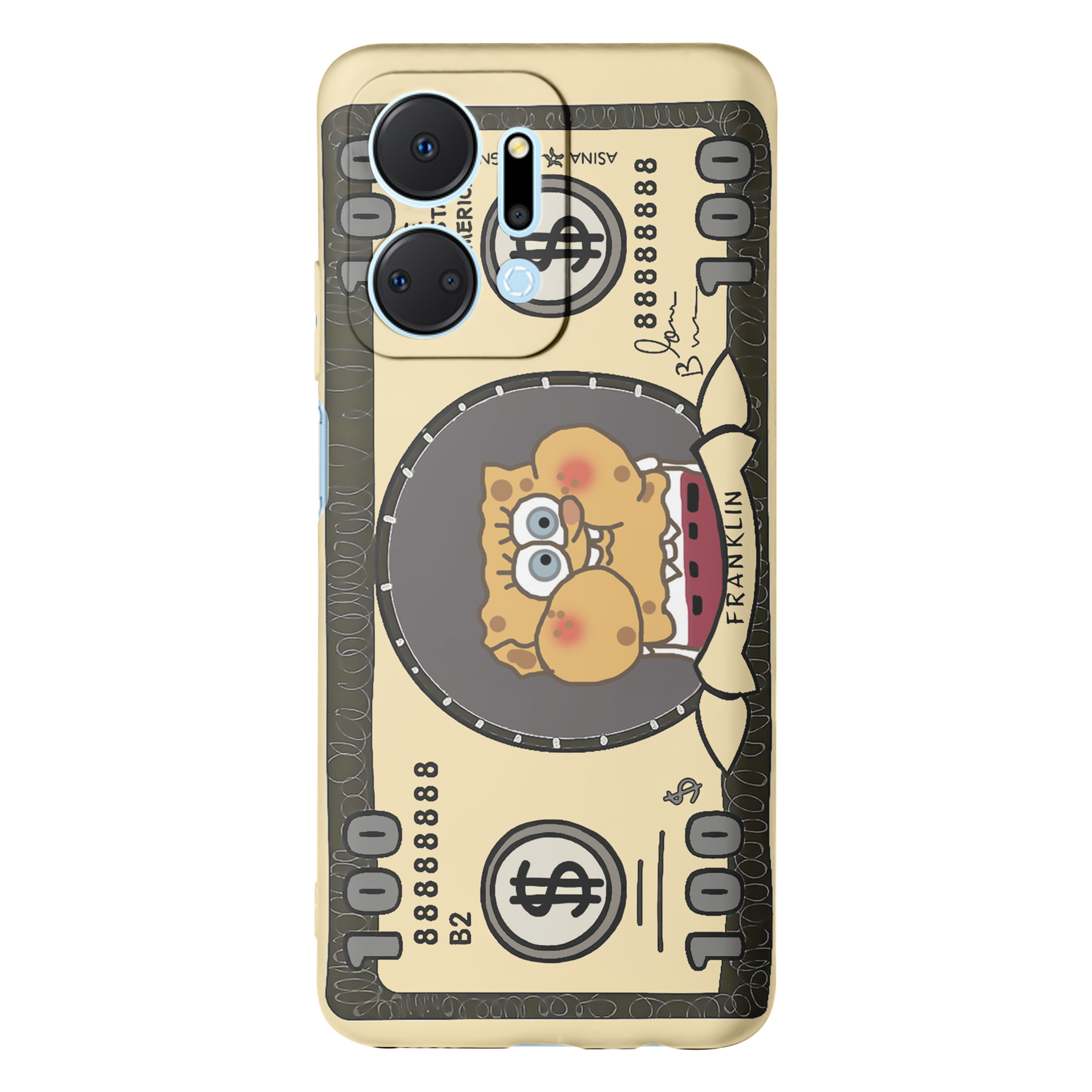 قاب گوشی هواوی آنر honor X7A طرح دلار باب اسفنجی