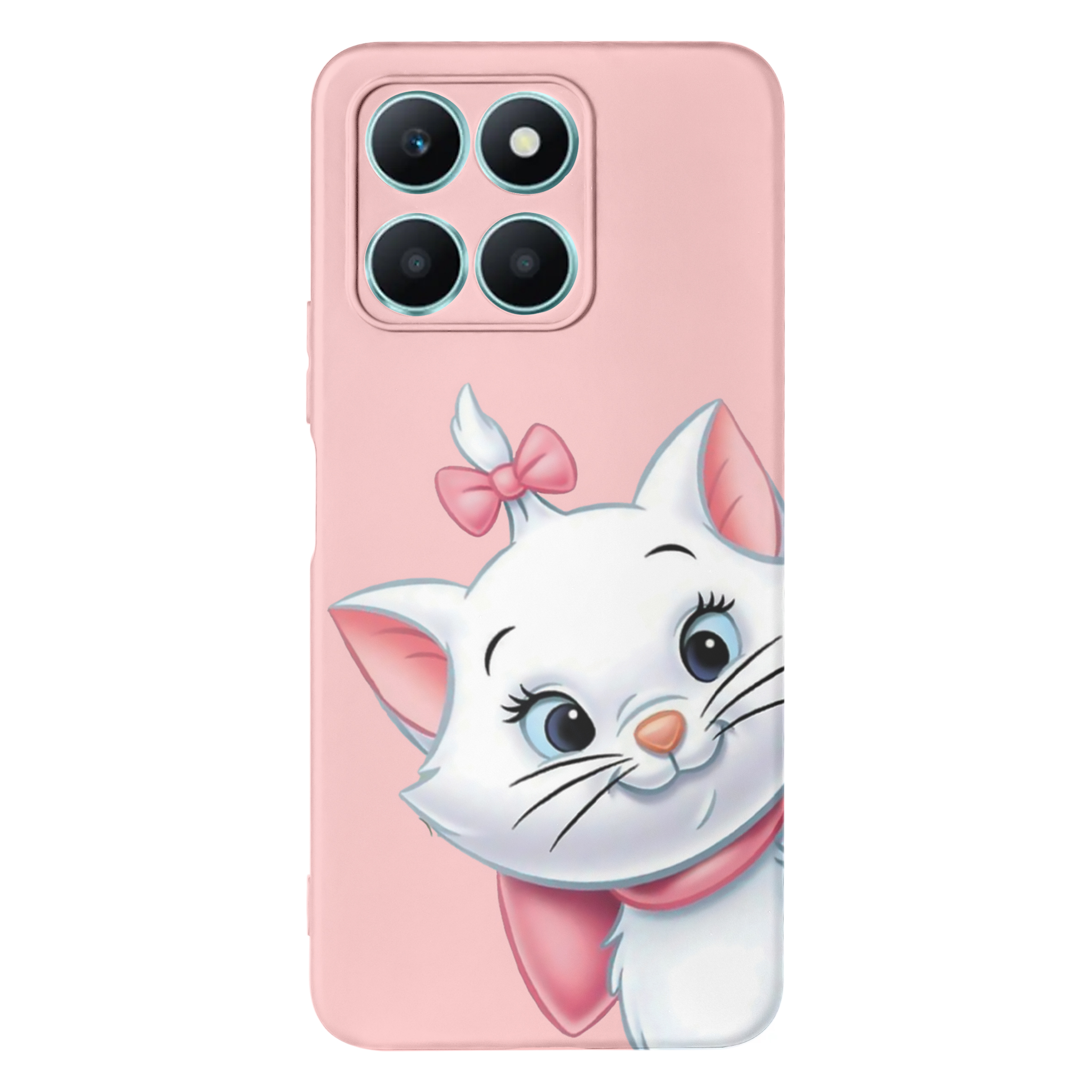 قاب گوشی هواوی آنر honor X6A طرح گربه صورتی