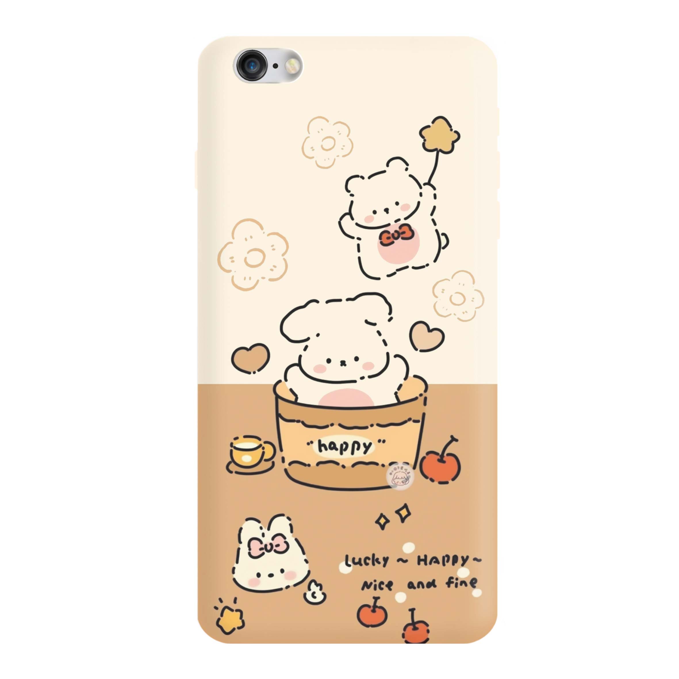 قاب گوشی اپل IPHONE SE 2022 طرح خرس دخترانه