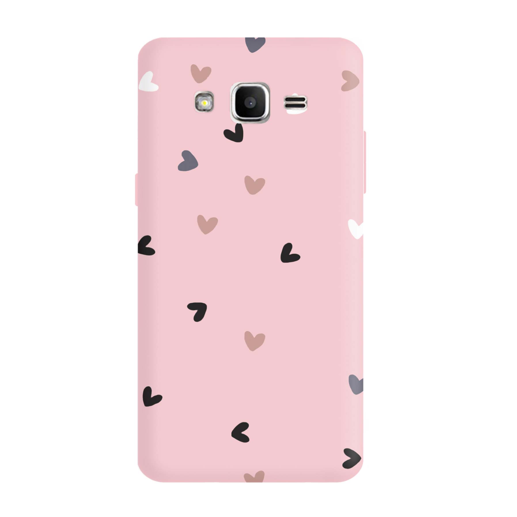 قاب گوشی سامسونگ J2 PRIME / G530 طرح قلب صورتی