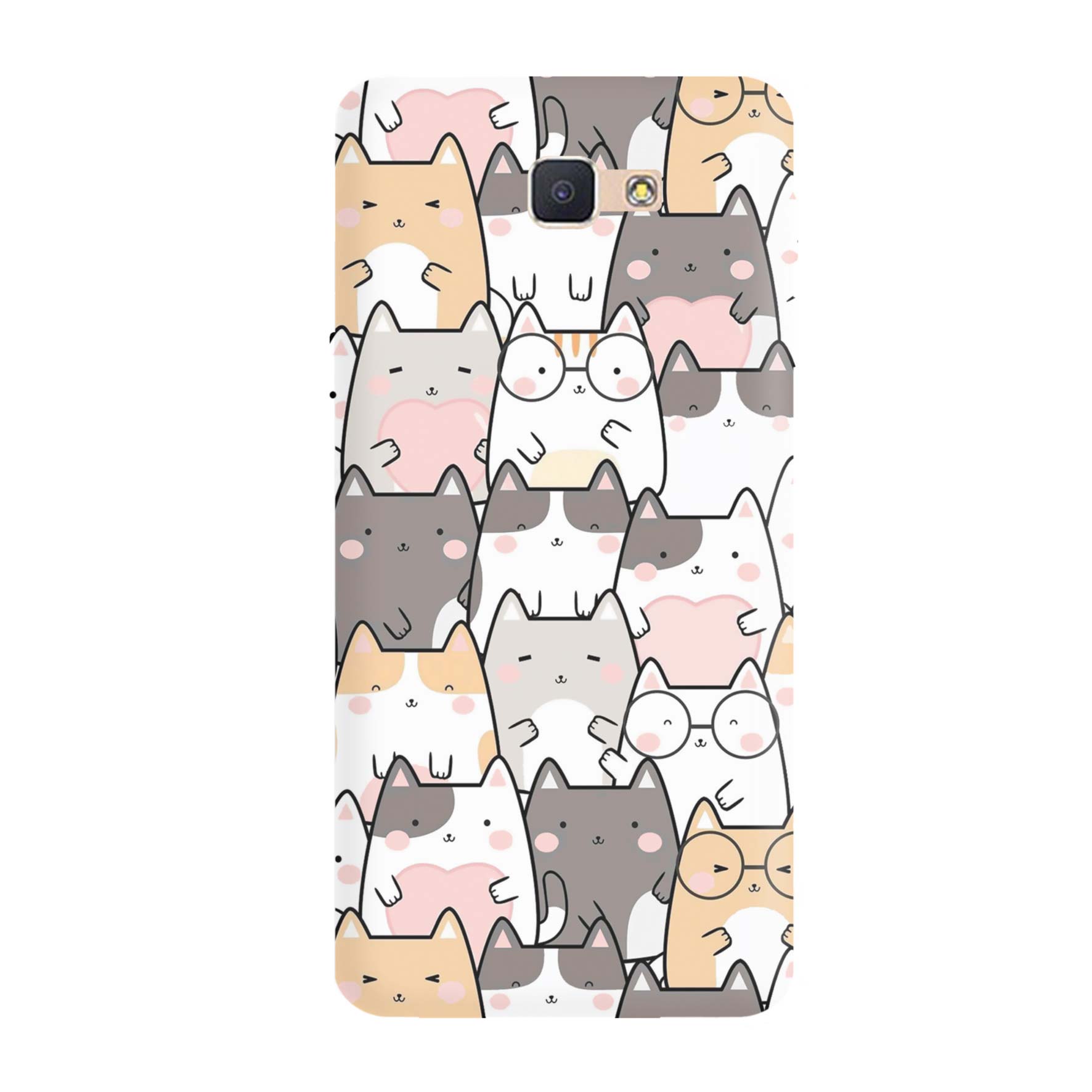 قاب گوشی سامسونگ J5 PRIME طرح گربه فانتزی دخترانه