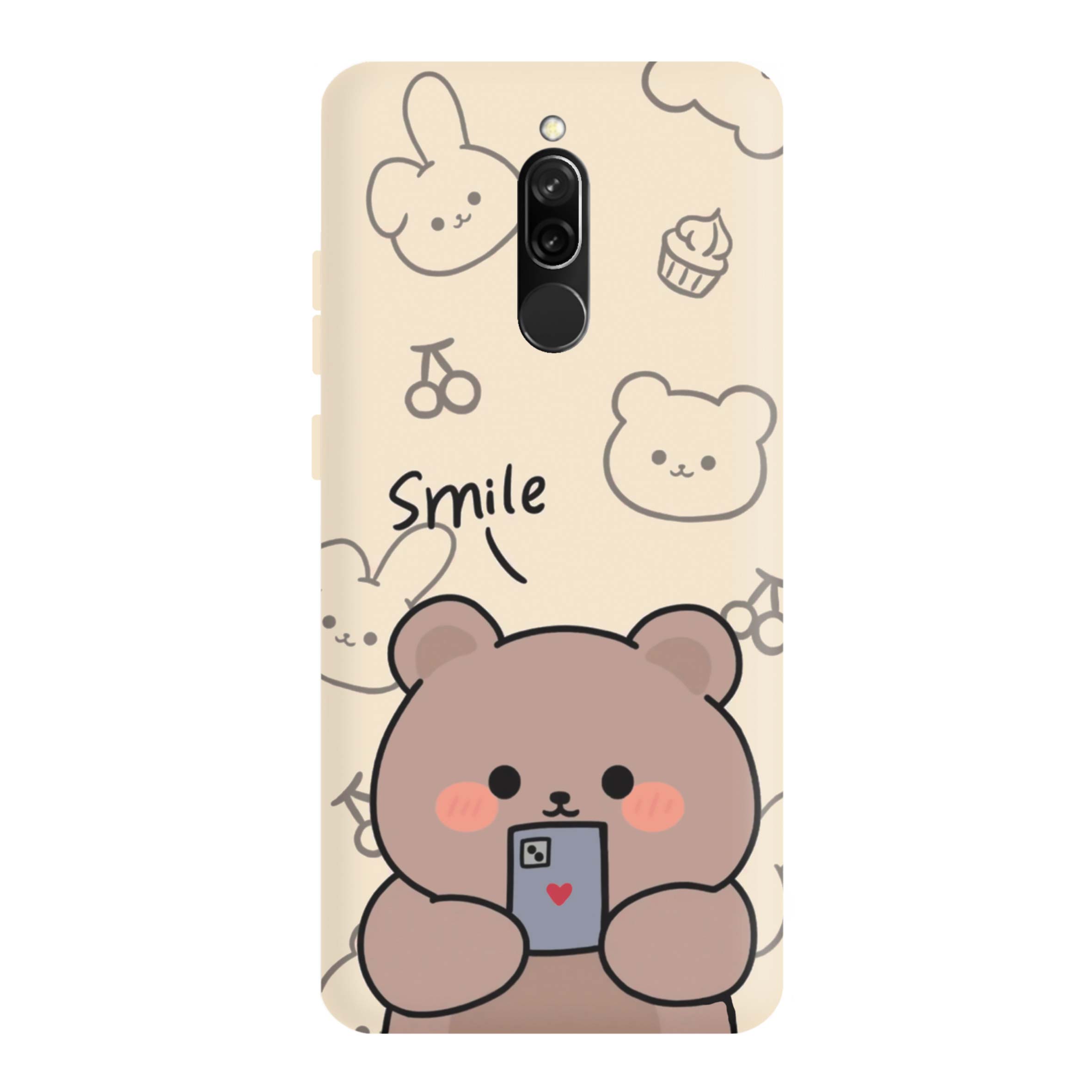 قاب گوشی شیائومی REDMI 8 طرح خرسی