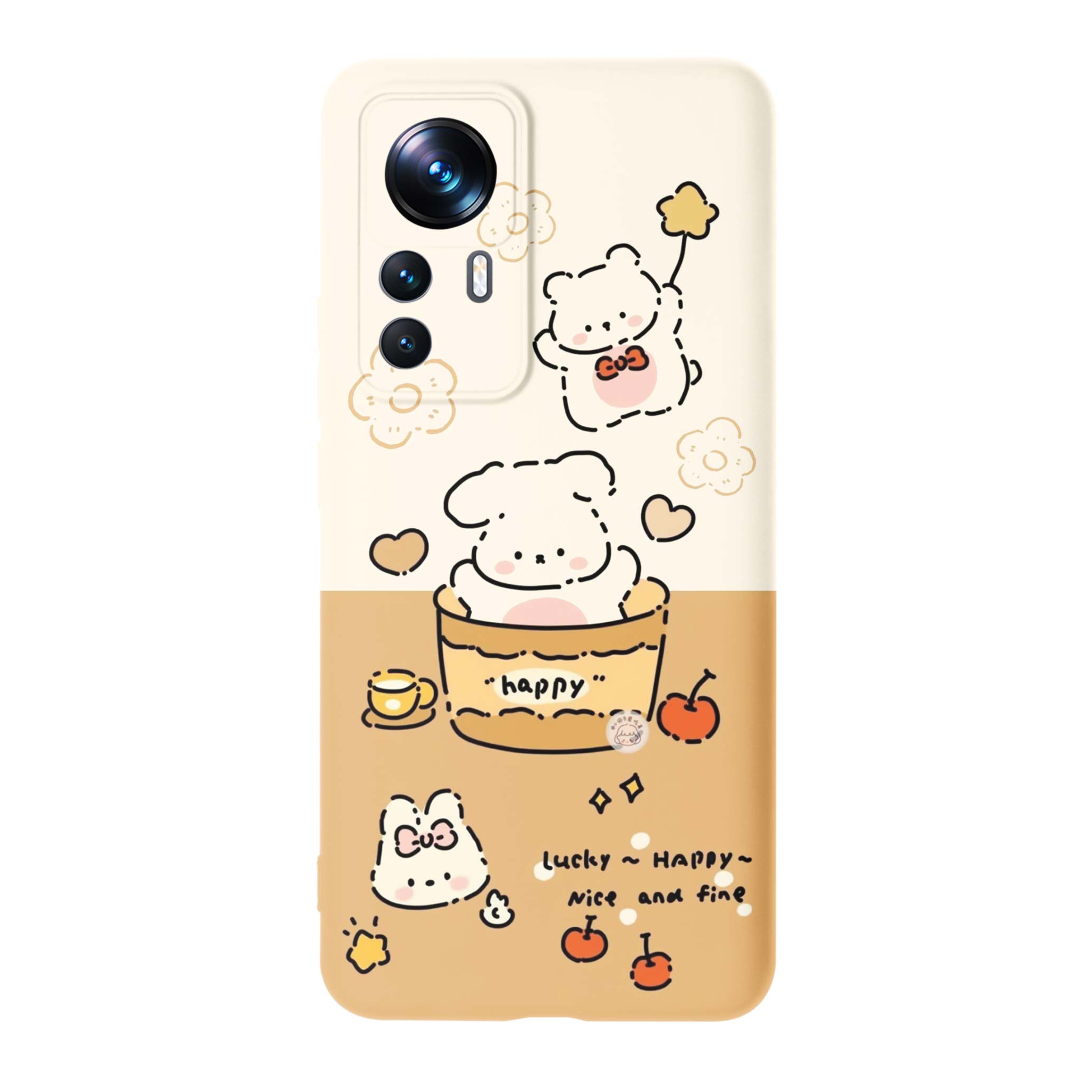 قاب گوشی شیائومی 12T PRO طرح خرس دخترانه