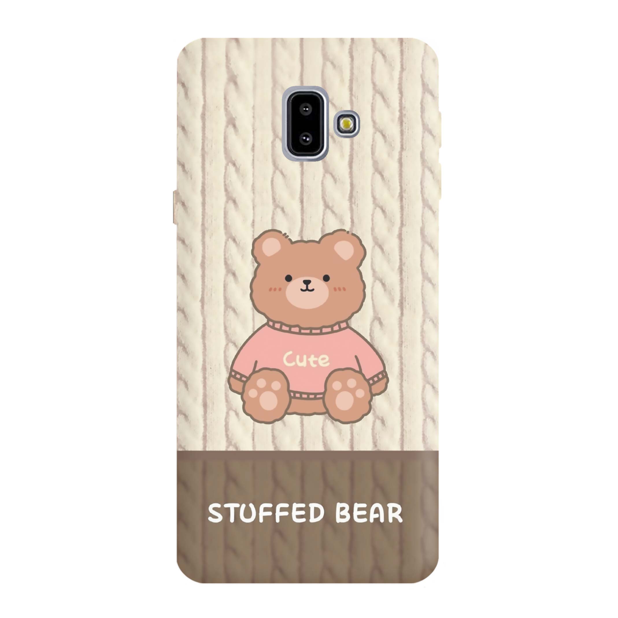 قاب گوشی سامسونگ J6 PLUS طرح خرس بیر دخترانه