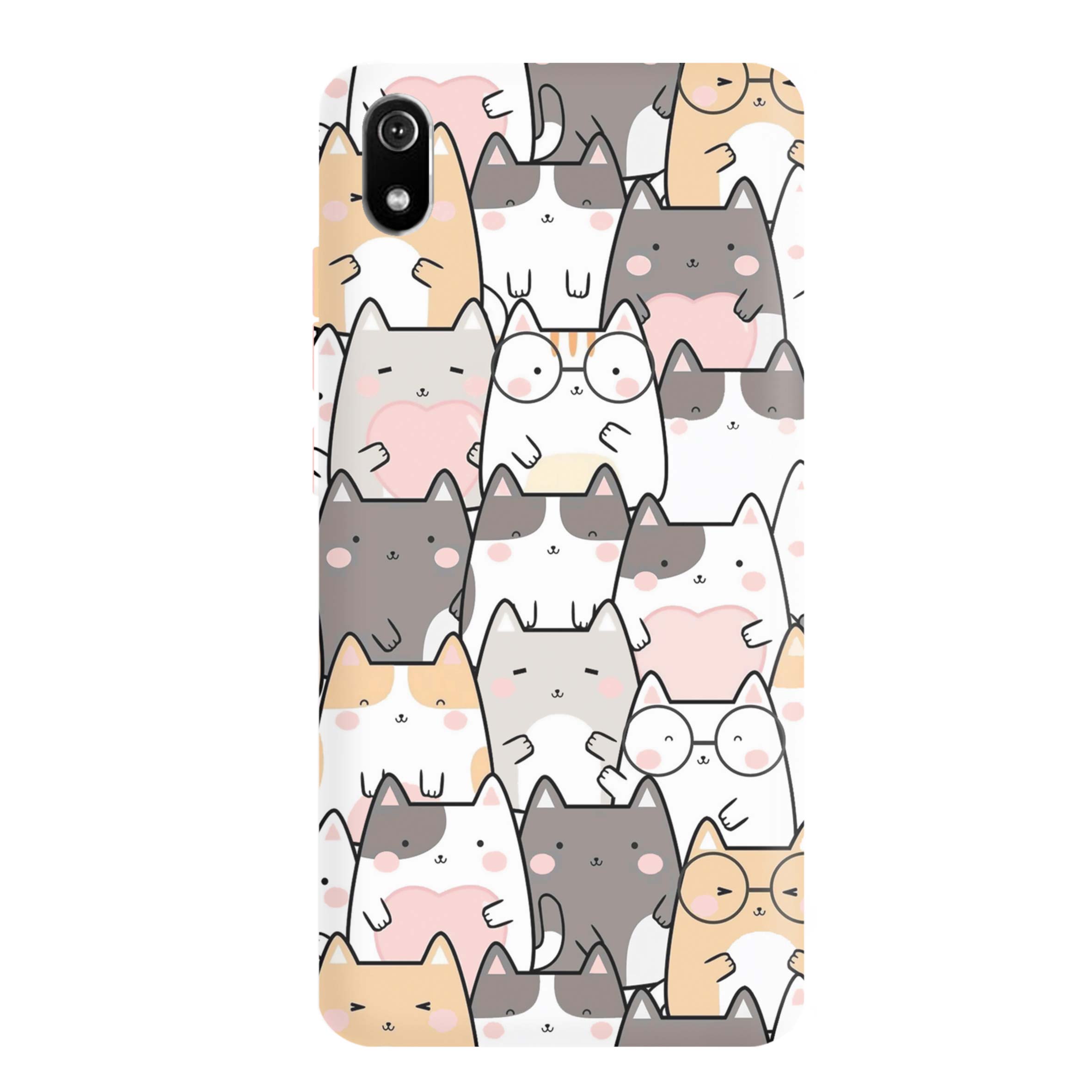 قاب گوشی شیائومی REDMI 7A طرح گربه فانتزی دخترانه