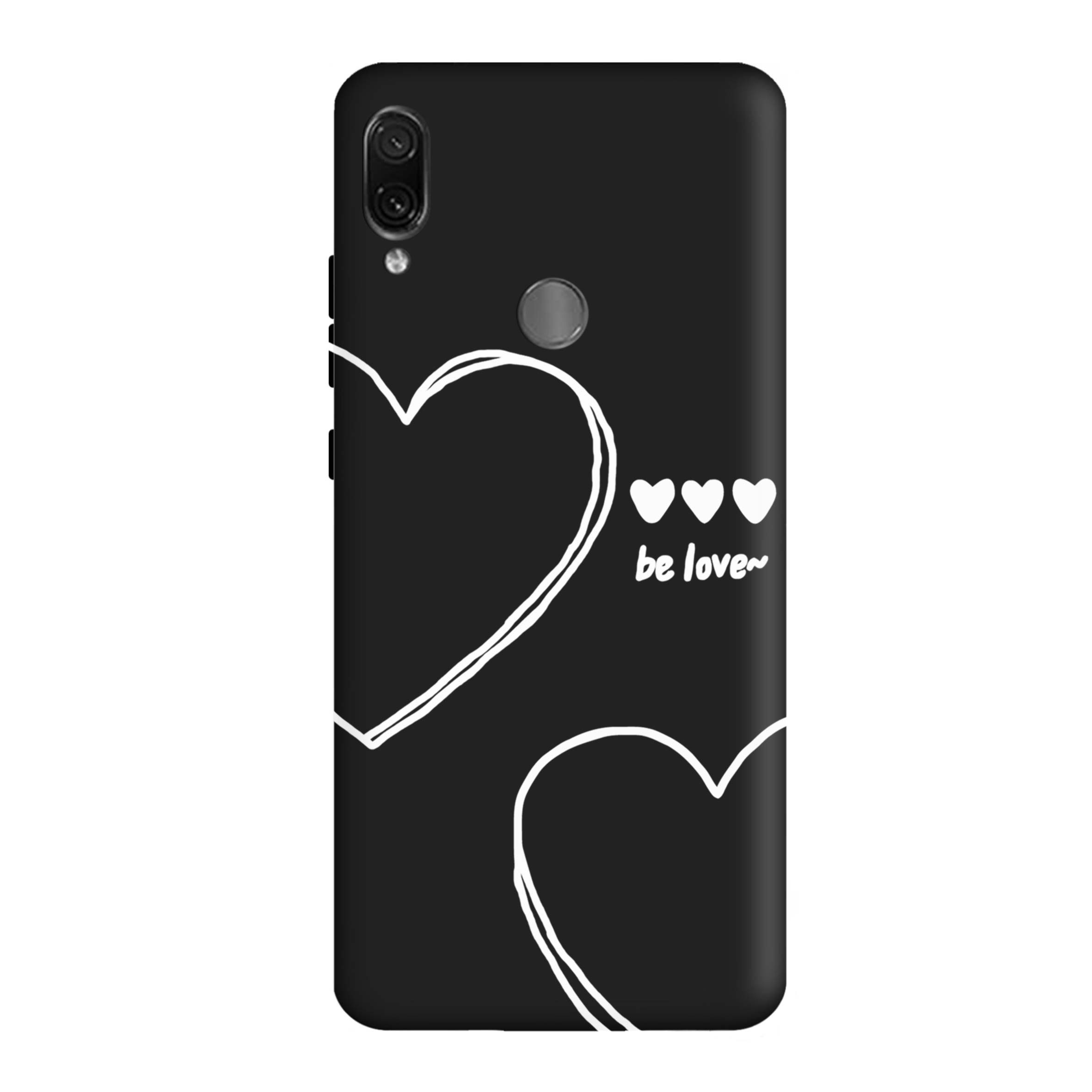 قاب گوشی شیائومی REDMI NOTE 7 PRO طرح قلب مشکی