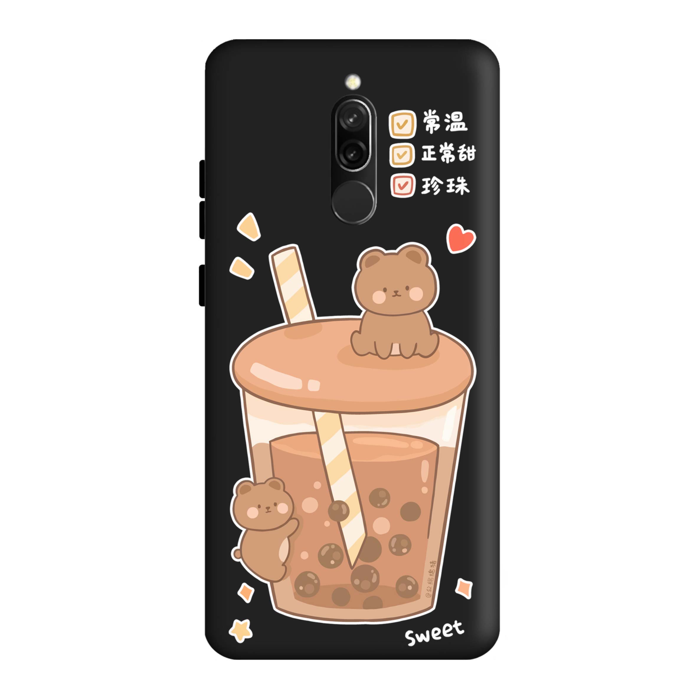 قاب گوشی شیائومی REDMI 8 طرح خرسی اسموتی