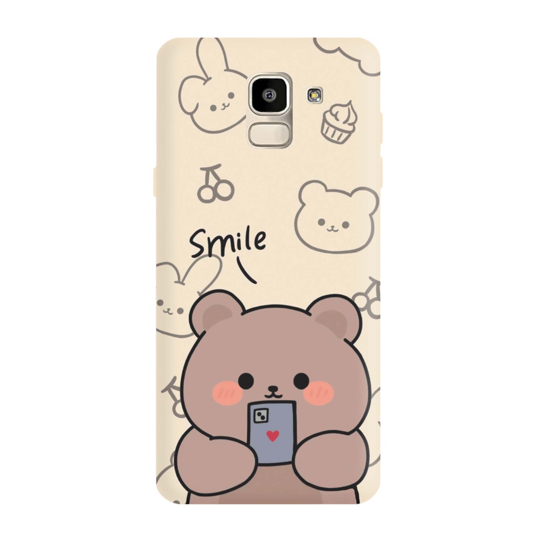 قاب گوشی سامسونگ J8 طرح خرسی