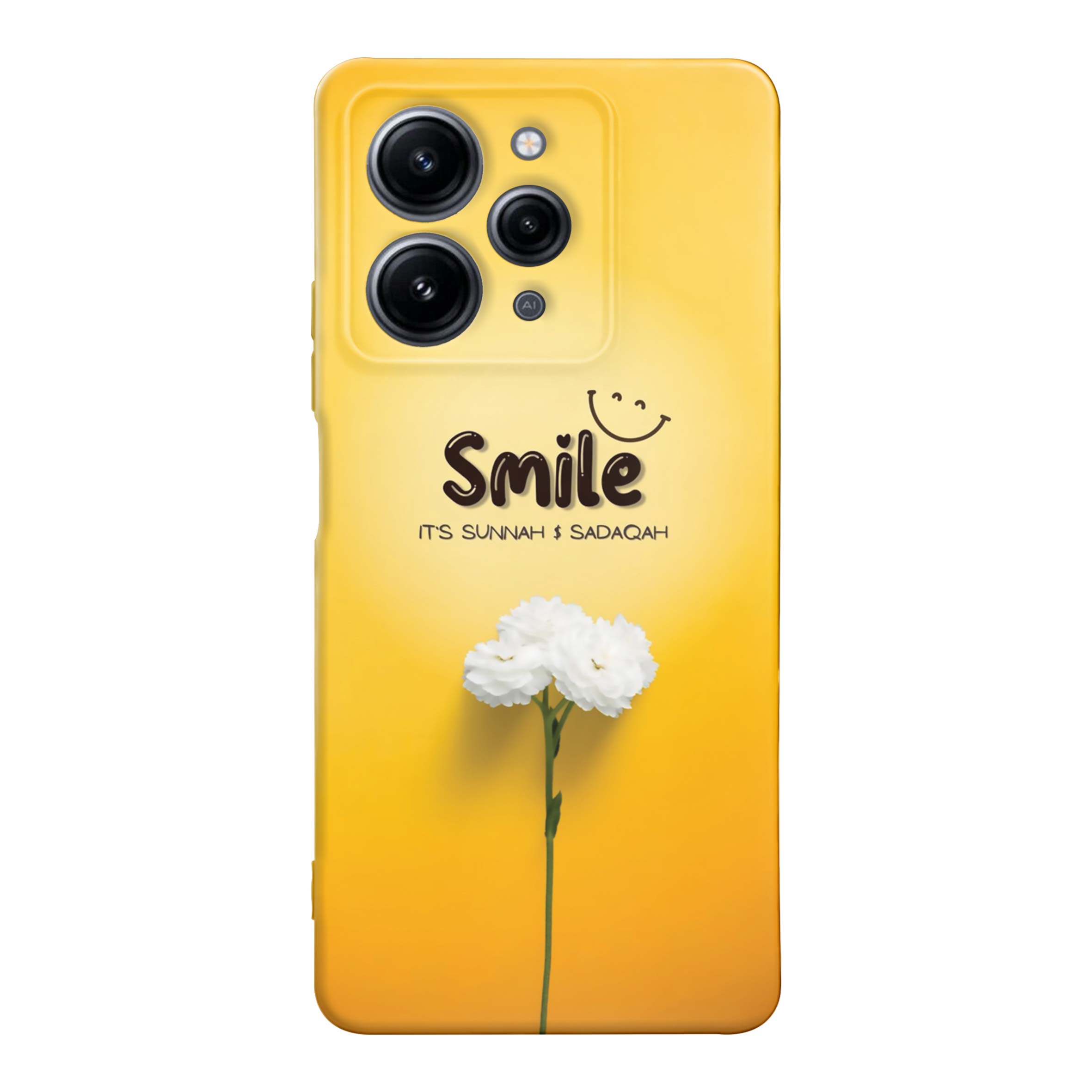 قاب گوشی شیائومی REDMI 12 طرح گل سفید