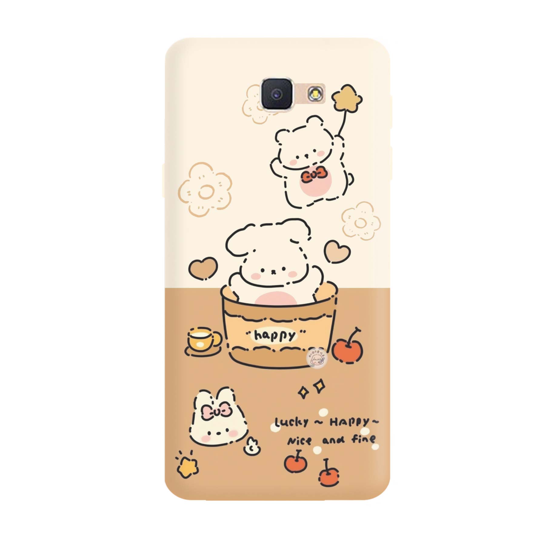 قاب گوشی سامسونگ J5 PRIME طرح خرس دخترانه