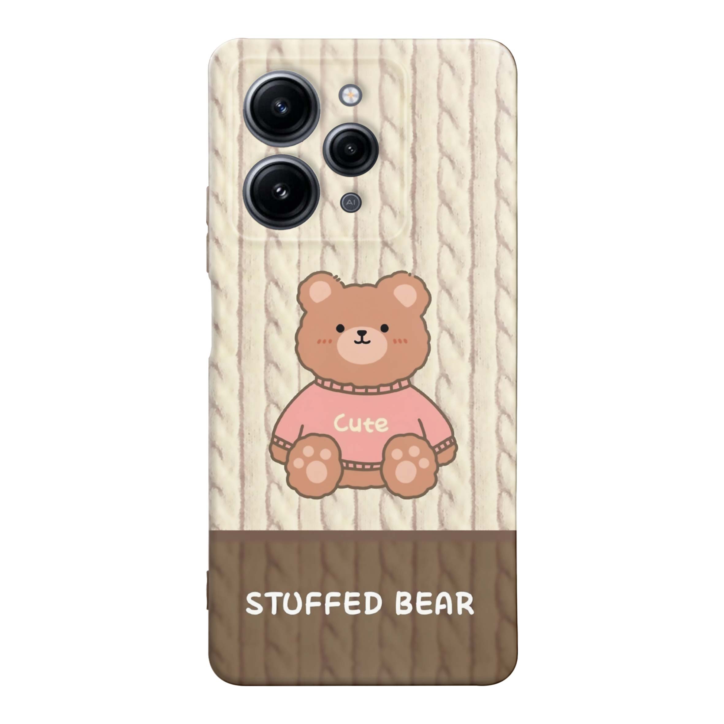 قاب گوشی شیائومی REDMI 12 طرح خرس بیر دخترانه