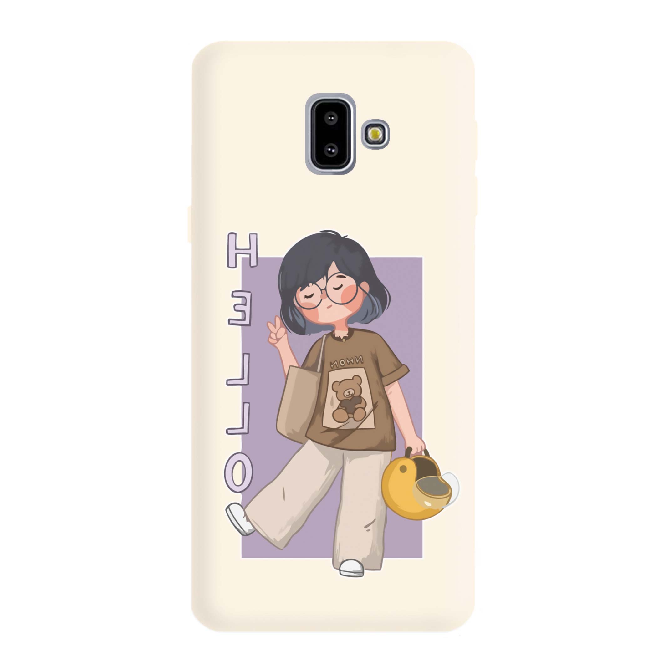 قاب گوشی سامسونگ J6 PLUS طرح دخترانه