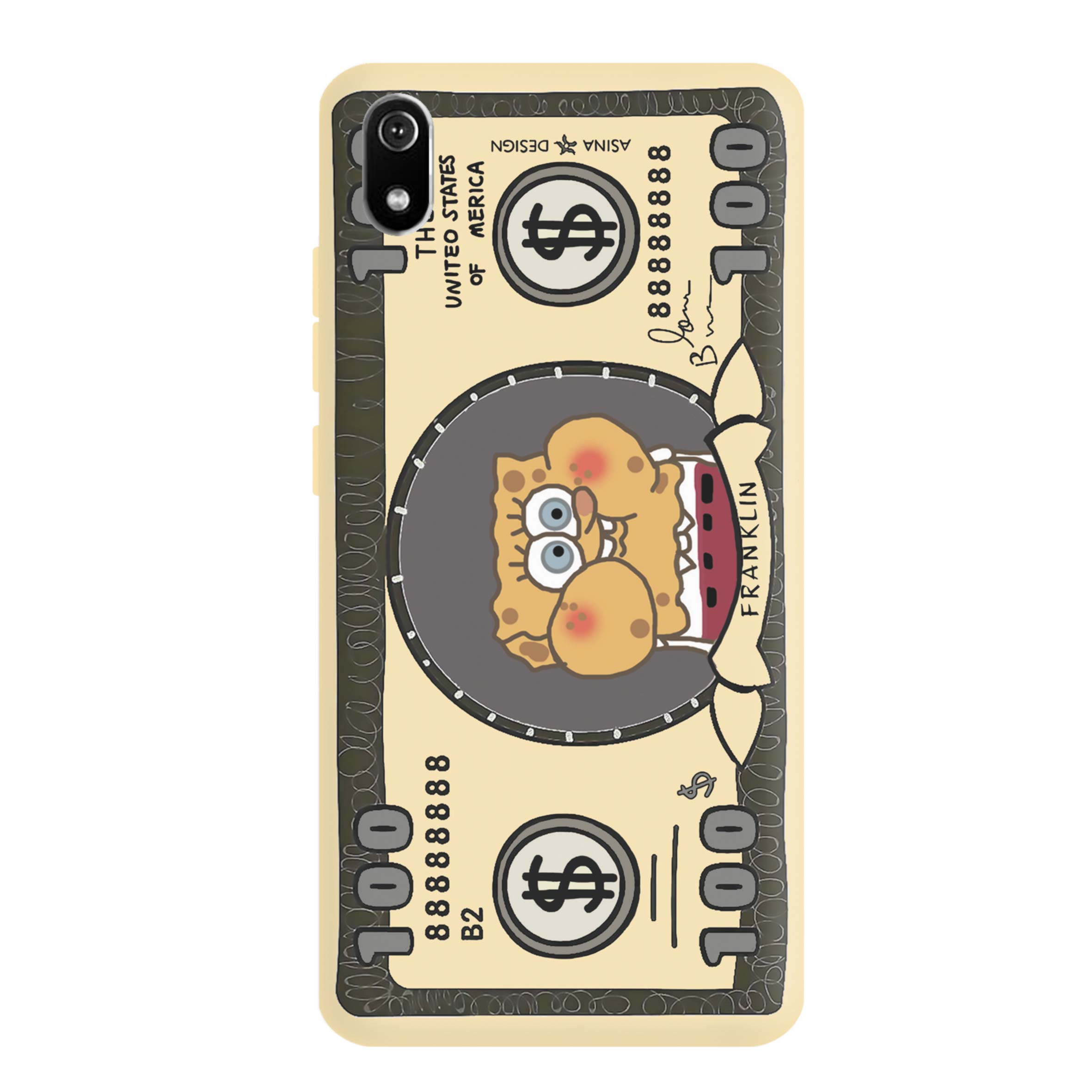 قاب گوشی شیائومی REDMI 7A طرح دلار باب اسفنجی