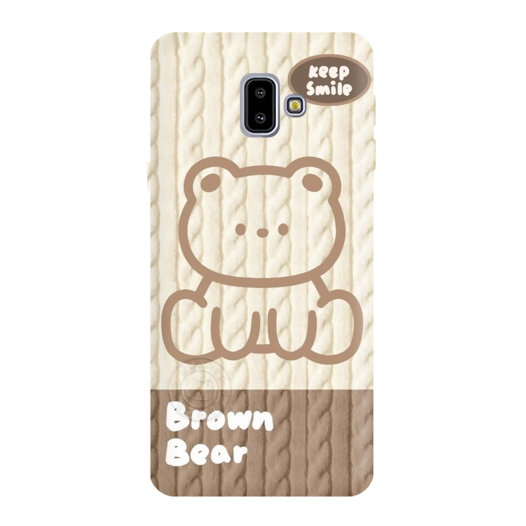 قاب گوشی سامسونگ J6 PLUS طرح خرسی بیر