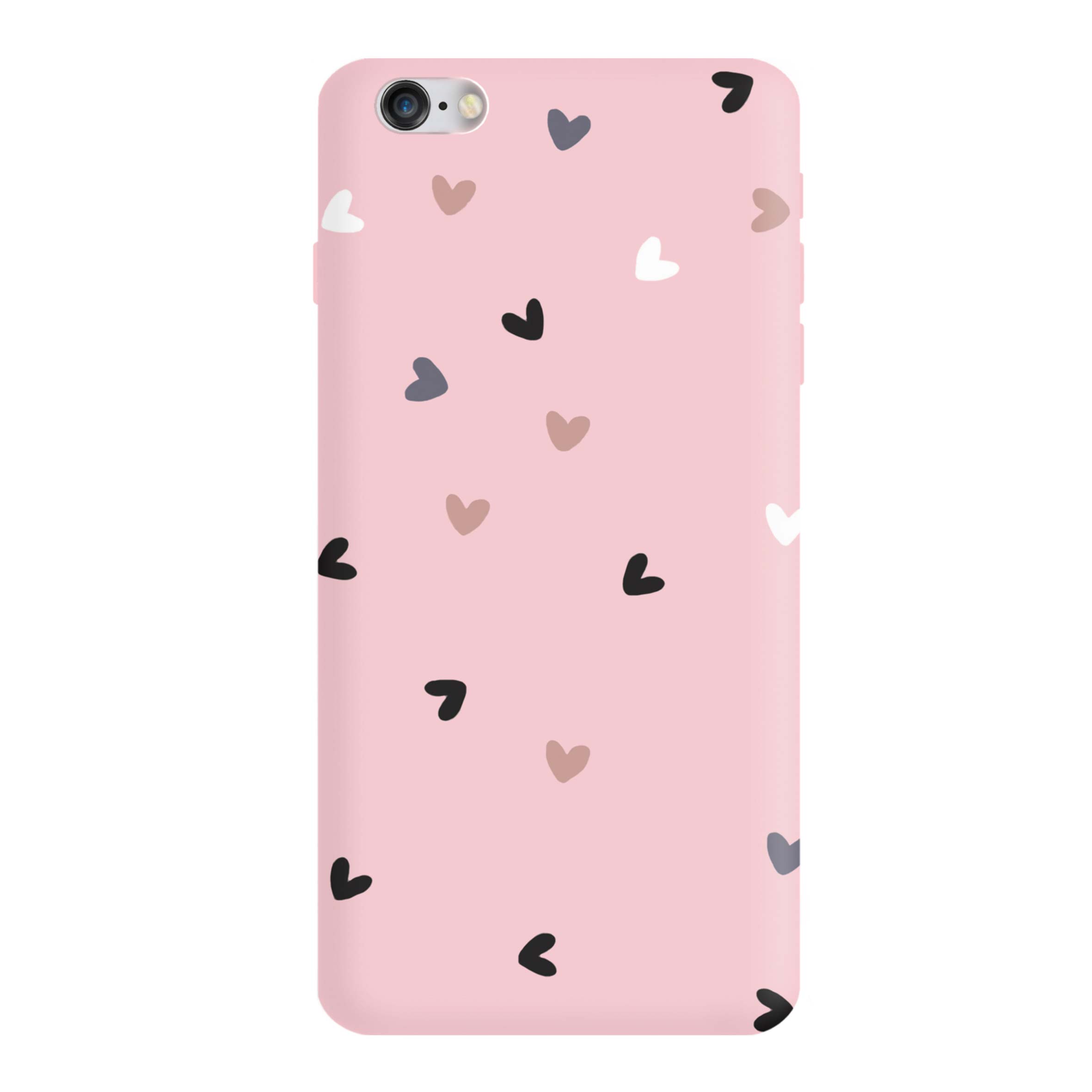 قاب گوشی اپل IPHONE SE 2022 طرح قلب صورتی