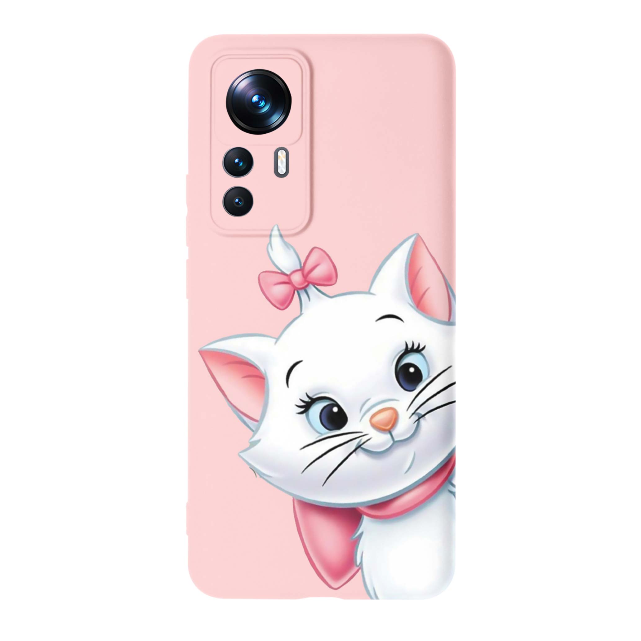 قاب گوشی شیائومی 12T PRO طرح گربه صورتی