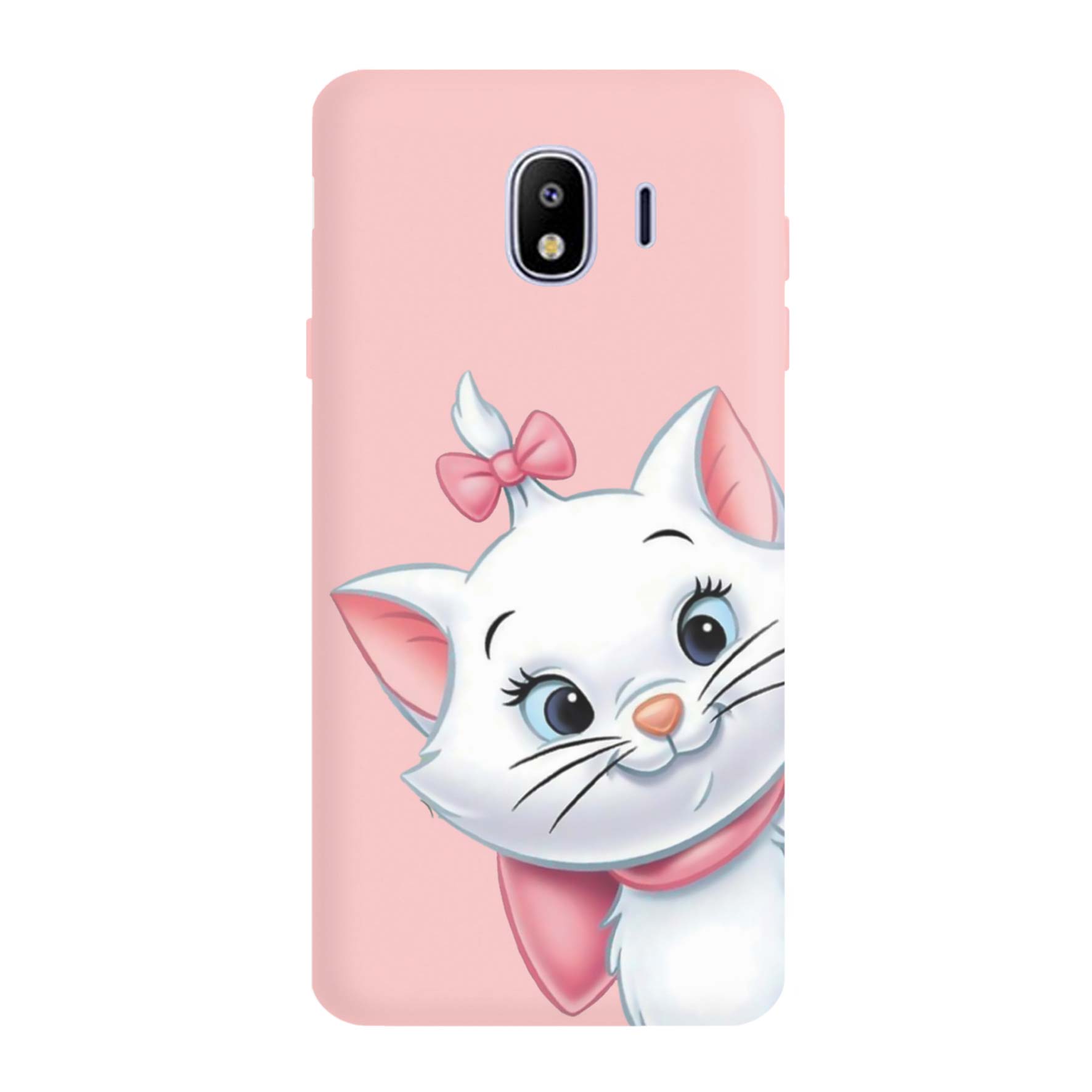 قاب گوشی سامسونگ J4 طرح گربه صورتی