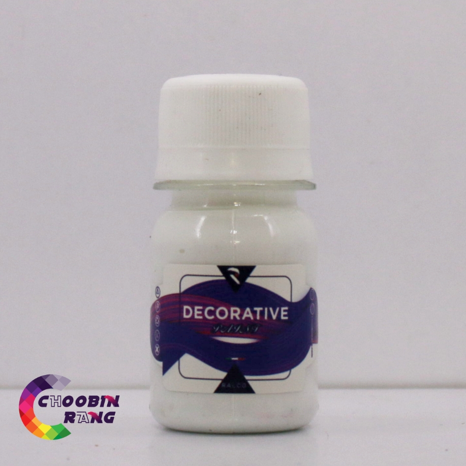 رنگ اکریلیک سفید ساده رالکو 30 میل