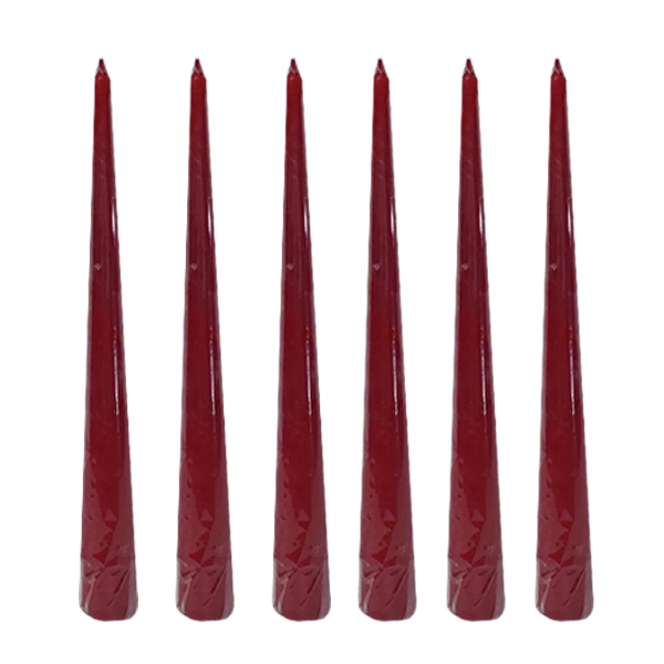 شمع قلمی سوزنی قرمز 30 سانت