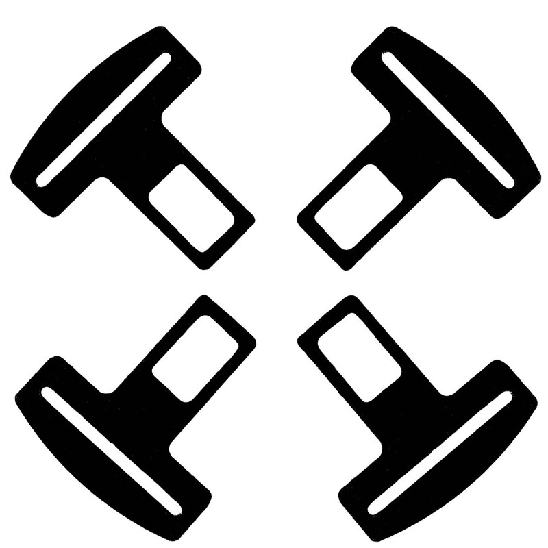 زبانه کمربند ایمنی خودرو کد BLK-4 بسته 4 عددی