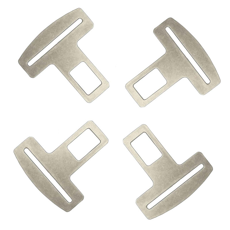 زبانه کمربند ایمنی خودرو کد SLVR-4 مجموعه 4 عددی