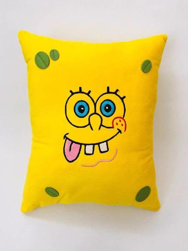 بالش پولیشی عروسک باب اسفنجی کد1 سایز 45*40