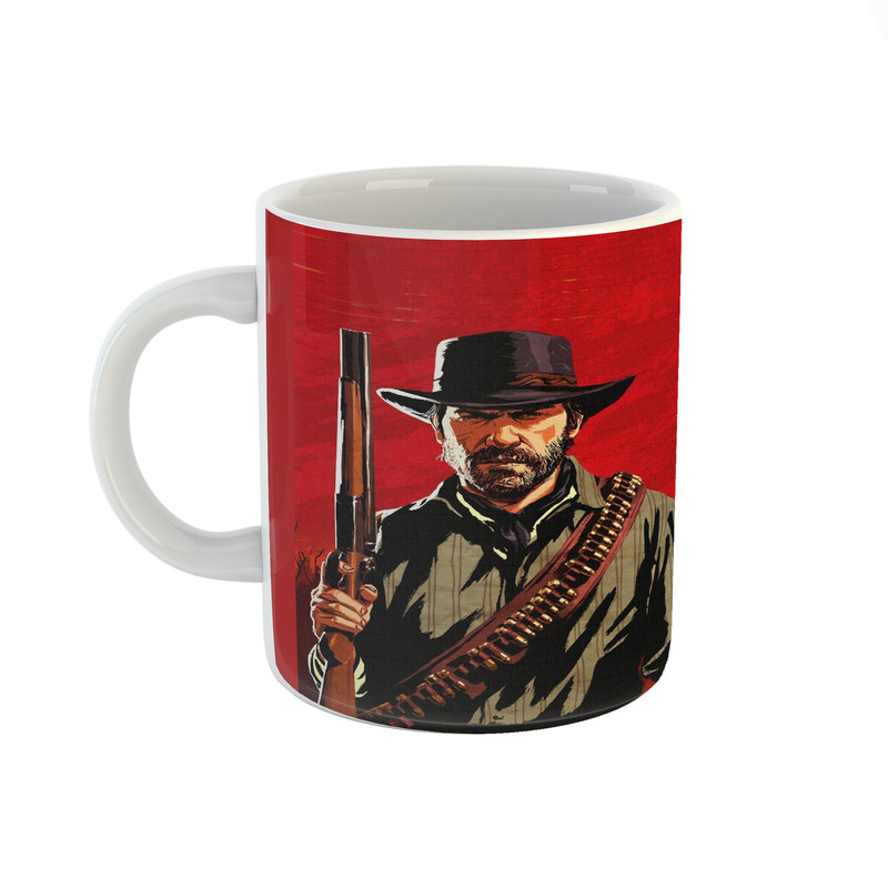 ماگ طرح بازی رد دد Red Dead 2مدل 3