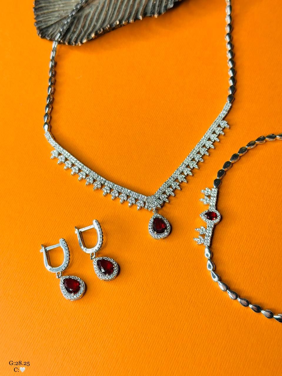 سرویس نقره زنانه | جواهری | نفیس و شیک کد SWS47