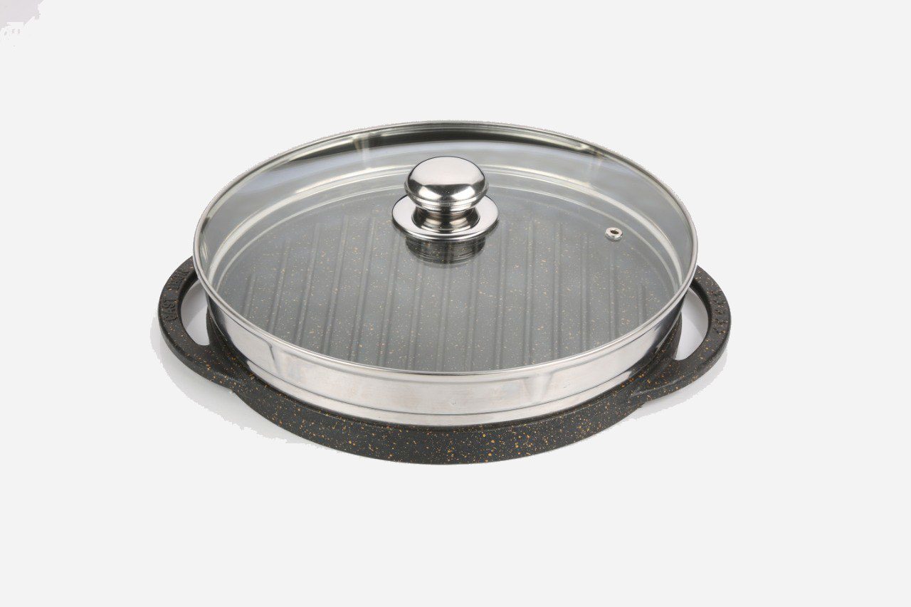 تابه گریل چدنی درب دار نیوهوم NH13-0051