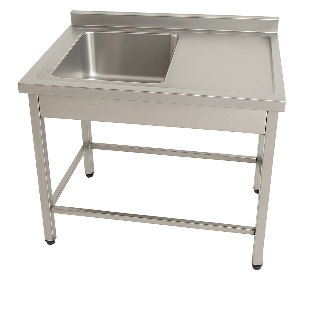 سینک تک لگن صنعتی 60×90