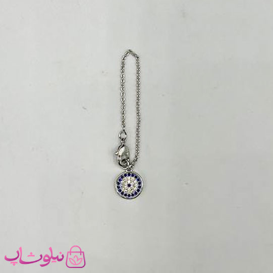 آویز ساعت زنانه ysx نگیندار نقره ای کد 899