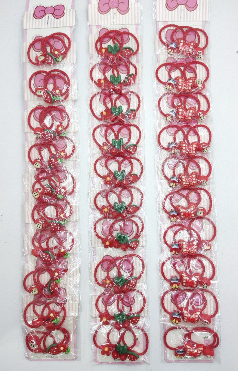 کش مو قیطانی عروسکی قرمز (پست پیشتاز پس کرایه)