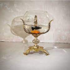 تنگ ماهی پایه برنجی سفره هفت سین بازرگانی شاهمرادی