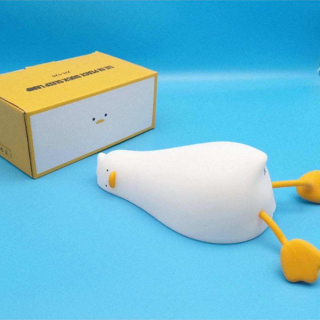 چراغ خواب سیلیکونی اردک خوابیده کد ks (پس کرایه)