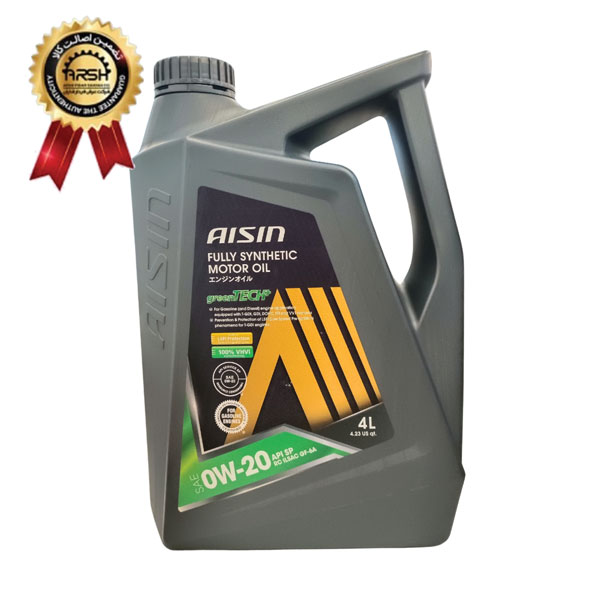 روغن موتور آیسین گرین پاور 0w20حجم 4لیترAPI SP