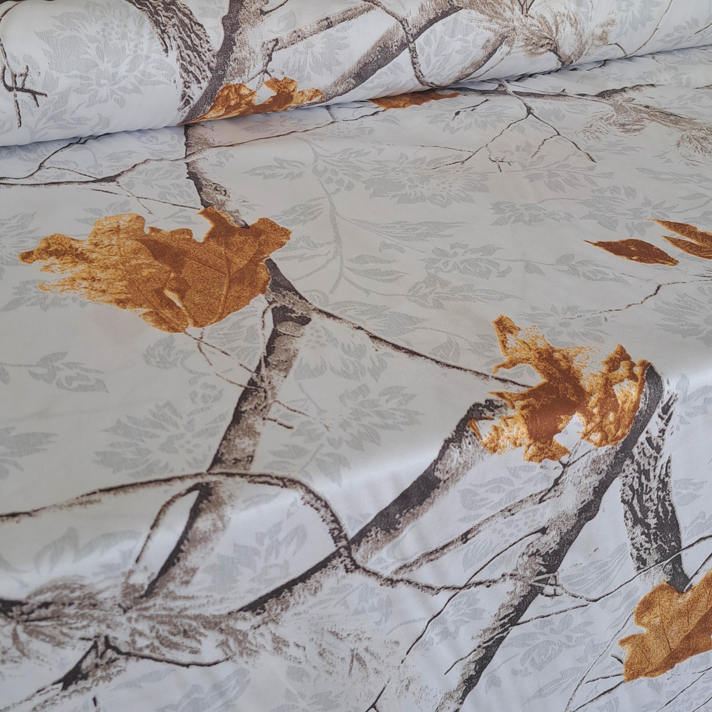 پارچه ملحفه نخ پنبه ممتاز فیلور طرح پاییز