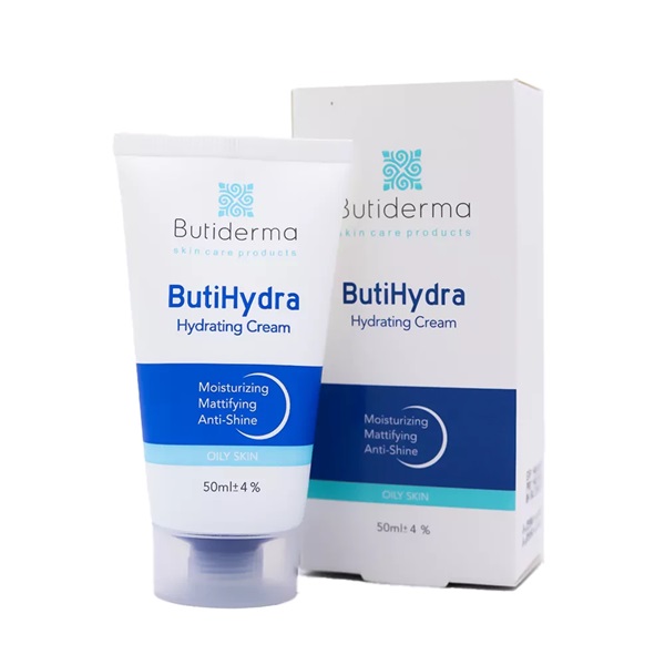 کرم آبرسان پوست چرب بیوتی درما بیوتی هیدرا 50 میلی لیتر | Butiderma Butihydra Moisturizer Cream For Oily Skin 50ml